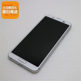 新品同様 SH-02M シルバーホワイト スマホ 本体 白ロム 中古 あすつく 土日祝発送OK