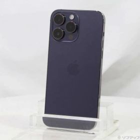 〔中古品〕 iPhone14 Pro Max 128GB ディープパープル MQ993J／A SIMフリー【377】