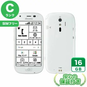 【ポイント5倍】SIMフリー らくらくスマートフォン4 F-04J ホワイト16GB 本体[Cランク] Androidスマホ 中古 送料無料 当社6ヶ月保証