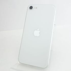 【SIMフリー】iPhoneSE2 128GB ホワイト 電池86％ 利用制限○