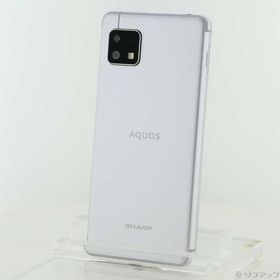 〔中古〕SHARP(シャープ) AQUOS sense4 lite 64GB シルバー SH-RM15 楽天 SIMフリー〔262-ud〕
