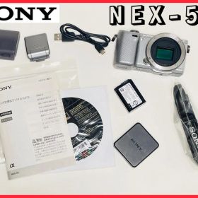 SONY α NEX-5R ソニー シルバー ボディ ミラーレスカメラ 付属品多