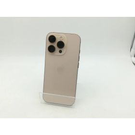 【中古】Apple docomo 【SIMフリー】 iPhone 16 Pro 128GB デザートチタニウム MYMX3J/A【神戸】保証期間1ヶ月【ランクB】