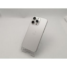 【中古】Apple 国内版 【SIMフリー】 iPhone 15 Pro Max 256GB ホワイトチタニウム MU6Q3J/A【ECセンター】保証期間１ヶ月【ランクA】