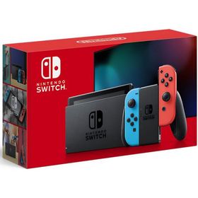 【即納新品】Nintendo Switch本体 (ニンテンドースイッチ) HAD-S-KABAA ネオンブルー・ネオンレッド (バッテリー持続時間が長くなったモデル)