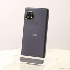 〔中古〕SHARP(シャープ) AQUOS sense5G 64GB ブラック SHG03 auロック解除SIMフリー〔262-ud〕