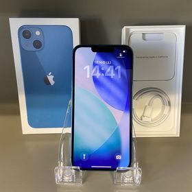 美品 国内版 SIMフリー iPhone13 256GB ブルー色