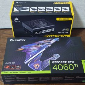 AORUS RTX 4060Ti & CORSAIR RM750x