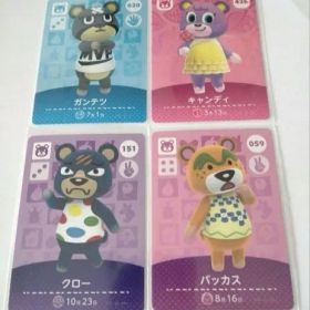 どうぶつの森 amiiboカード キャンディ他 アミーボカード くまセット⑪