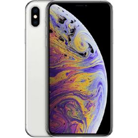 【中古】【安心保証】 iPhoneXS Max[256GB] au シルバー