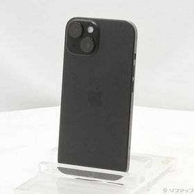 〔中古〕Apple(アップル) iPhone15 512GB ブラック MTMU3J／A SIMフリー〔368-ud〕