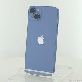 〔中古〕Apple(アップル) iPhone14 Plus 128GB ブルー MQ4H3J／A SIMフリー〔349-ud〕