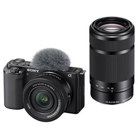 《新品》SONY (ソニー) VLOGCAM ZV-E10 ダブルズームレンズキット ZV-E10X B ブラック