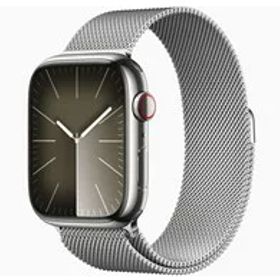 ★アップル / APPLE Apple Watch Series 9 GPS+Cellularモデル 45mm MRMQ3J/A [シルバーミラネーゼループ]【スマートウォッチ・ウェアラブル端末】【送料無料】