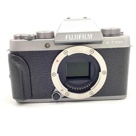 【全額返金保証】【最速発送】FUJIFILM デジタル一眼 FUJIFILM X-T100 ボディ ダークシルバー 動作確認済