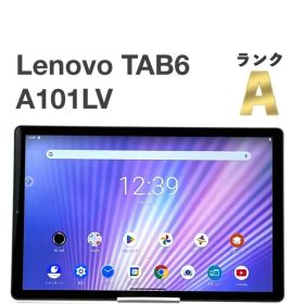 【美品】Lenovo TAB6 A101LV Softbank SIMロック解除済 64GB／4GB アビスブルー 10.3インチ 送料無料 中古 H716