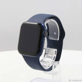 〔中古〕Apple(アップル) Apple Watch Series 6 GPS 40mm ブルーアルミニウムケース ディープネイビースポーツバンド〔377-ud〕