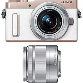 【中古】(非常に良い)パナソニック ミラーレス一眼カメラ ルミックス GF10 ダブルレンズキット 標準ズームレンズ／望遠ズームレンズ付属 ホワイト DC-GF10WA-W