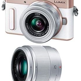 【中古】パナソニック ミラーレス一眼カメラ ルミックス GF10 ダブルレンズキット 標準ズームレンズ/単焦点レンズ ホワイト DC-GF10W-W