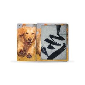 MightySkins Glossy Glitter Skin Compatible with Kindle Scribe (2022) Full Wrap - Puppy Fall | Protective High-Gloss Glitter Finish | Easy _並行輸入