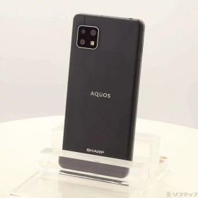 【中古】SHARP(シャープ) AQUOS sense5G 64GB ブラック SH-M17 SIMフリー 【305-ud】