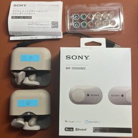 SONY WF-1000XM3 2台セットジャンク バッテリー劣化 純正付属品有