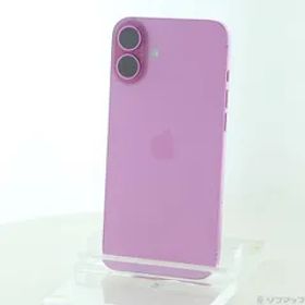 〔中古品〕 iPhone16 Plus 128GB ピンク 3N345J／A SIMフリー【258】