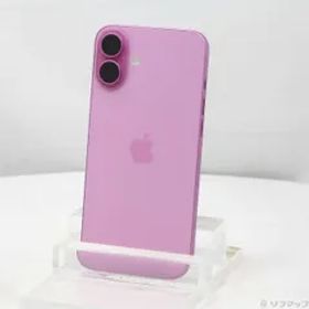 〔中古品〕 iPhone16 Plus 128GB ピンク 3N345J／A SIMフリー【262】