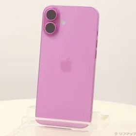 〔中古品〕 iPhone16 Plus 128GB ピンク 3N345J／A SIMフリー【305】