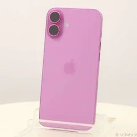 〔中古品〕 iPhone16 Plus 128GB ピンク 3N345J／A SIMフリー【297】
