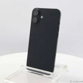 〔中古品〕 iPhone16 Plus 128GB ブラック 3N343J／A SIMフリー【368】