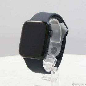 【中古】Apple(アップル) Apple Watch SE 第2世代 GPS 44mm ミッドナイトアルミニウムケース ミッドナイトスポーツバンド 【377-ud】