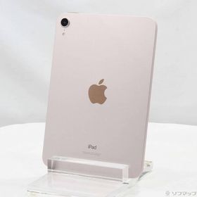 〔中古〕Apple(アップル) iPad mini 第6世代 64GB ピンク MLWL3J／A Wi-Fi〔352-ud〕