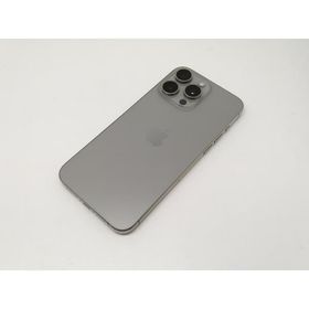 【中古】Apple 国内版 【SIMフリー】 iPhone 15 Pro Max 256GB ナチュラルチタニウム MU6R3J/A【宇田川】保証期間１ヶ月【ランクC】