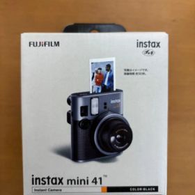 FUJIFILM instax mini 41 インスタントカメラ ブラック