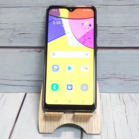 au SCV49 ブラック Galaxy A21 本体 白ロム SIMロック解除済み SIMフリー 043052