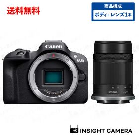 キヤノン EOS R100 ボディ ブラック + 望遠ズームレンズセット RF-S55-210mm F5-7.1 IS STM APS-C イオス ミラーレス一眼カメラ Canon（出荷後転送不可）