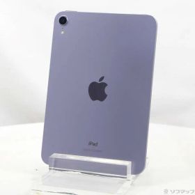 〔中古品〕 iPad mini 第6世代 64GB パープル MK7R3J／A Wi-Fi【297】