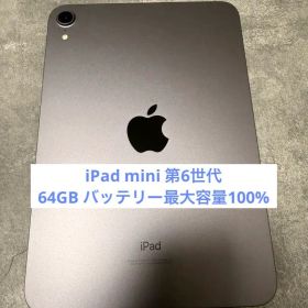 （ほぼ新品）Apple iPad mini 6世代(スペースグレー) 本体