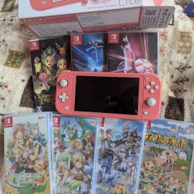 Nintendo Switch Lite ピンク + ゲームソフト5本