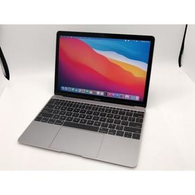 【中古】Apple MacBook 12インチ CTO (Mid 2017) スペースグレイ Core m3 (1.2G)/8G/256G(SSD)/intel HD 615【秋葉2号】保証期間１ヶ月【ランクC】