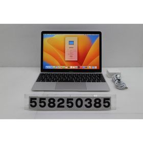 ノートパソコン Apple MacBook Retina 12in 2017 A1534 シルバー Core m3 7Y32 1.2GHz/8GB/256GB(SSD)/12W/WQXGA(2304x1440)