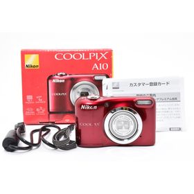 ニコン(Nikon)のNikon ニコン COOLPIX A10 レッド 元箱(コンパクトデジタルカメラ)