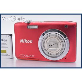 ★ジャンク特価★ ニコン Nikon COOLPIX A100 5x バッテリー付属 同梱可 #mj6402(コンパクトデジタルカメラ)