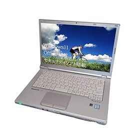 【中古】P anasonic Let's note ノートパソコン windows11 CF-LV8 Core i5-8世代 メモリ8GB 高速SSD [MS Office2019/無線LAN/Bluetooth内蔵/カメラ内蔵/U