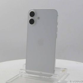〔中古〕Apple(アップル) iPhone16 Plus 128GB ホワイト MXVC3J／A SIMフリー〔276-ud〕