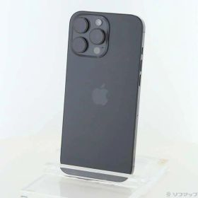 【中古】Apple(アップル) iPhone16 Pro Max 256GB ブラックチタニウム 3N528J／A SIMフリー 【349-ud】