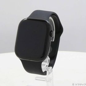 〔中古〕Apple(アップル) Apple Watch Series 10 GPS 46mm ジェットブラックアルミニウムケース ブラックスポーツバンド〔251-ud〕