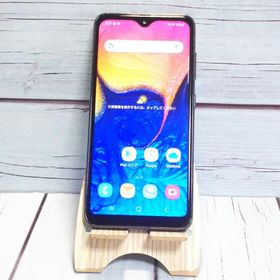 au Galaxy A20 SCV46 Black 本体 白ロム SIMロック解除済み SIMフリー B464208