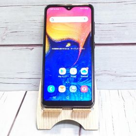 au Galaxy A20 SCV46 Black 本体 白ロム SIMロック解除済み SIMフリー 357329